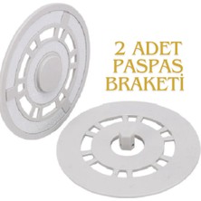 Özbience Yedek Mop Tutucu Braketi Seti, Mi Vacuum Mop S10 Plus ve S20 Plus Uyumlu, 2 Adet