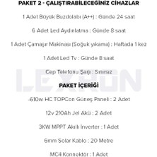 Tsm Lexron 3kw Bağ Evi Paket Sistem 1