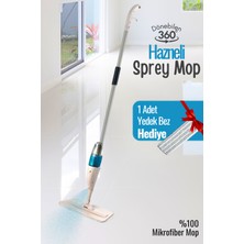 Özbience Pratik Temizlik Seti, Yedek Bez Hediyeli, Sprey Mop ve Su Hazneli