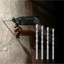 Depolife Beton Duvar Delme Matkap Uç Seti 4 Parça Elmas Delme Ucu Seti