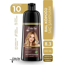 Color One Bal Köpüğü (Honey Blonde) Saç Pigment Şampuanı 8.3 | 300 ml & Ton Etkisi