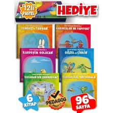 Gong 3-7 Yaş Eğitici Öğretici Okul Öncesi Boyamalı Hikaye Çocuk Kitabı Seti 6 Kitap