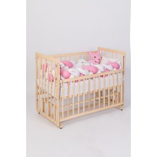 Park Yatak ve Beşik Örgülü Uyku Seti 7 Parça