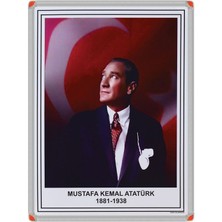 Panda Atatürk Portresi (Alüminyum Çerçeveli) - 35X50CM