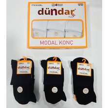 Dündar Unısex Modal Konç Patik 12 Li Kutu