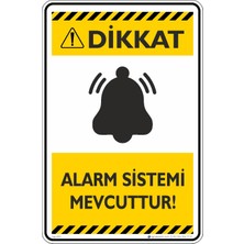İsg Tabelam 25X35CM/FOSFORLU Kompozit/alarm Sistemi Mevcuttur