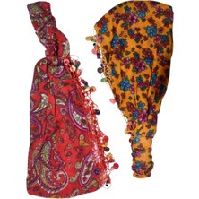 Lastikli Bandana Seti Paraşüt Model