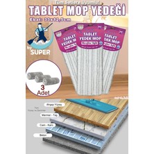 Özbience Çok Amaçlı Mikrofiber Mop Yedeği, Yer, Duvar, Cam ve Yüzeyler Için