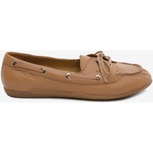 Greyder Kadın Taba Hakiki Deri Loafer Ayakkabı 5Y2CA34370