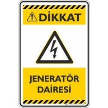 İsg Tabelam 25X35CM/ETIKET/JENERATÖR Dairesi