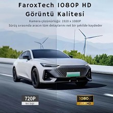FaroxTech 3 Kanallı 1080P Fhd Araç Kamerası – Ön + Iç + Arka Kayıt | Gece Görüşü | Döngü Kaydı