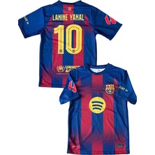 Alaturka Mix (Lamine-Yamal 10 Numara Barcelona 2026 Yeni Sezon Iç Saha Taraftar Çocuk Forması 4'lü Set