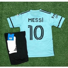 Alaturka Mix I̴n̴t̴e̴r̴ ̴m̴i̴a̴m̴i̴ 2026 Yeni Sezon Lionel Messi Çocuk Forması 4'lü Set ( Blue )