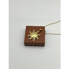 Badiva.co Çelik Güneş Kolye 40+5cm