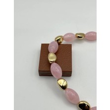 Badiva.co Özel Seri Taşlı, Boncuklu Kolye 44+7cm