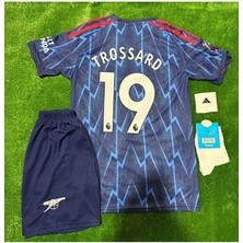 Alaturka Mix Arsenal 2026 Trossard Yeni Sezon Deplasman Lacivert Çocuk Forması 4’lü Set