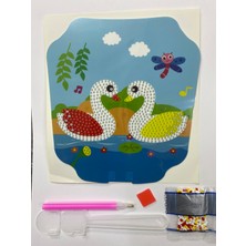 Elegantshop 5d Yapışan Boncuk Mozaik Tablo 15*15 cm SZ07
