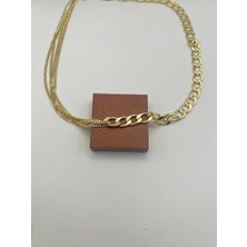 Badiva.co cm Tasarım Zincir Kolye 45+7cm