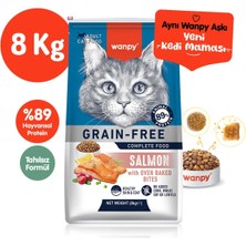 Wanpy Tahılsız Somonlu Yetişkin Kedi Maması 8kg