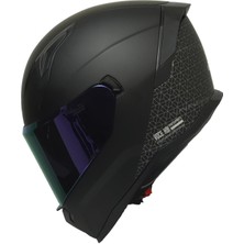 Ebakbak Motosiklet Kask Ece 22.R06 Güneş Vizörlü Full Face Motor Kaskı Voce X-911