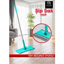 Özbience 360 Derece Dönebilen Şip Şak Mop, Tüm Bezlerle Uyumlu, Xl Başlık