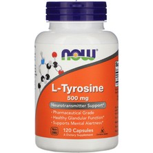 Now Foods (Özelsporcugıdaların'dan !!)  L-Tyrosine 500MG 120 Capsul.abd Menşei.37.