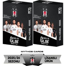 Mythos Cards Beşiktaş Pulse Lisanslı Futbolcu Kartları 2 Kutu 20 Adet (2025 - 2026 Sezonu)