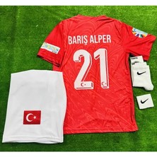 Alaturka Mix Türkiye 2026 Barış Alper 21 Çocuk Forması Kırmızı 4 Lü Set