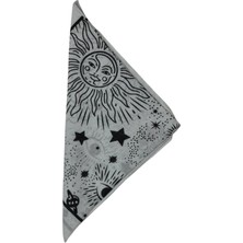 Bandana Atmosfer Desenli Kare