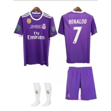 Alaturka Mix R̴e̴a̴l̴ ̴m̴a̴d̴r̴i̴d̴ 2026 Cristiano Ronaldo 2017 Cardif Final Çocuk Forması 4 Lü Set