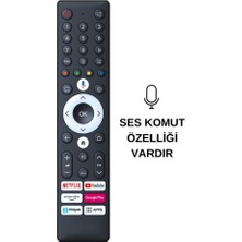 Electroon Beko B98Q995 x Smart 4K Android Tv Uyumlu Kumanda - Ses Komutlu