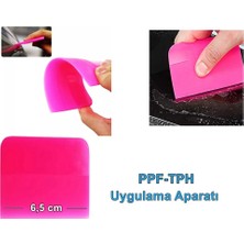 Hayat Store Ppf/tph Silikon Çekçek Ragle Cam Filmi Çekme Uygulama Aparatı Pembe 6x7.5cm