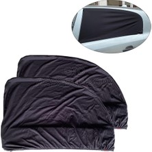 Hayat Store Elastik Oto Yan Cam Bebek Güneşlik Araba Perdesi Hatchback Uyumlu 2'li