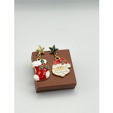 Badiva.co Yeniyıl Noelbaba Küpe