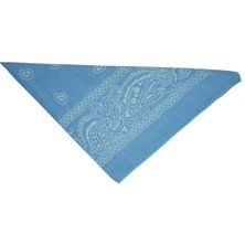 Mavi Desenli Bandana