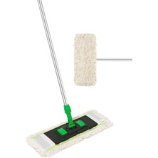 Özbience 50 cm Nemli Saçak Mop, Pamuk Polyester, Dikişli, Tel ve Plastik Uyumlu