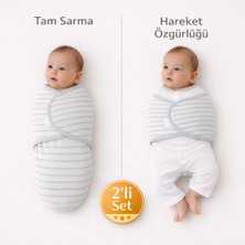 Mimocan 0-4 Ay Bebek Için %100 Pamuk Yenidogan Kundak, Cırt Cırtlı, Yumuşak Penye Kumaş, Nefes Alan Kumas