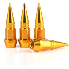 Hayat Store Alüminyum Sivri Sibop Kapağı Gold 4'lü 45MM