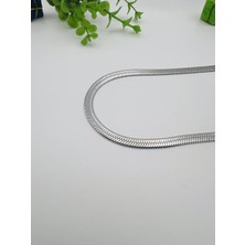 Badiva.co Çelik Italyan Zincir Kolye - Düz Zincir