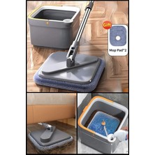 Özbience Otomatik Temizlik Seti, Yedek Bezli, Su Ayırıcı, Star Square Mop