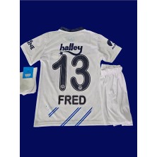 Alaturka Mix .f.e.n.e.r.b.a.h.ç.e. 2024/25 Sezonu /fred/ Deplasman Beyaz Çocuk Forması Forması 4lü Set