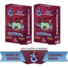 Mythos Cards Trabzonspor Pulse Lisanslı Futbolcu Kartları 2 Kutu 20 Adet (2025 - 2026 Sezonu)
