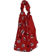 Lastikli Paraşüt Bandana Kedili Desen
