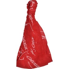 Lastikli Paraşüt Bandana Atatürk Imzalı Kırmızı Bandana 29 Ekim 23 Nisan 19 Mayıs