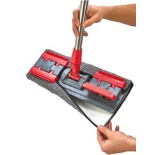 Özbience Pratik Bez Mandallı Sihirli Cam Temizleme Mop ile Kolay Temizlik