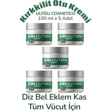 ULFİSU COSMETİCO Ulfisu Cosmetico Kırkkilit Otu Yağlı Masaj Kremi 100 ml 5 Adet - Kırk Kilit Otu Masaj Kremi 100 ml 5 Adet