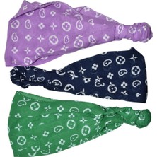 Lastikli Paraşüt Bandana 3 Lü Set