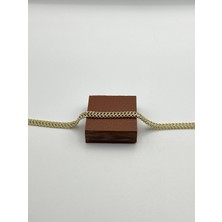 Badiva.co cm 14K Gold 6mm Hasır Bileklik 21CM