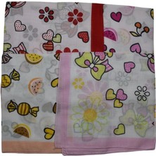 Bandana Çocuk Çiçekli 4 Lü Karışık Desen