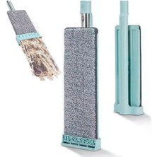 Özbience Kovasız 360° Mikrofiber Kendinden Sıkmalı Mop, Pratik ve Ergonomik Tasarım